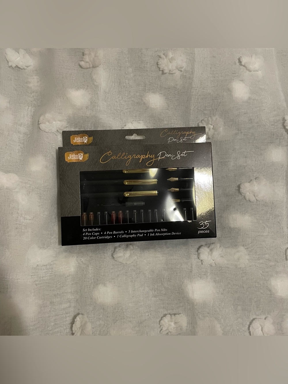 Set of Two Calligraphy Pen Sets with Ink Included